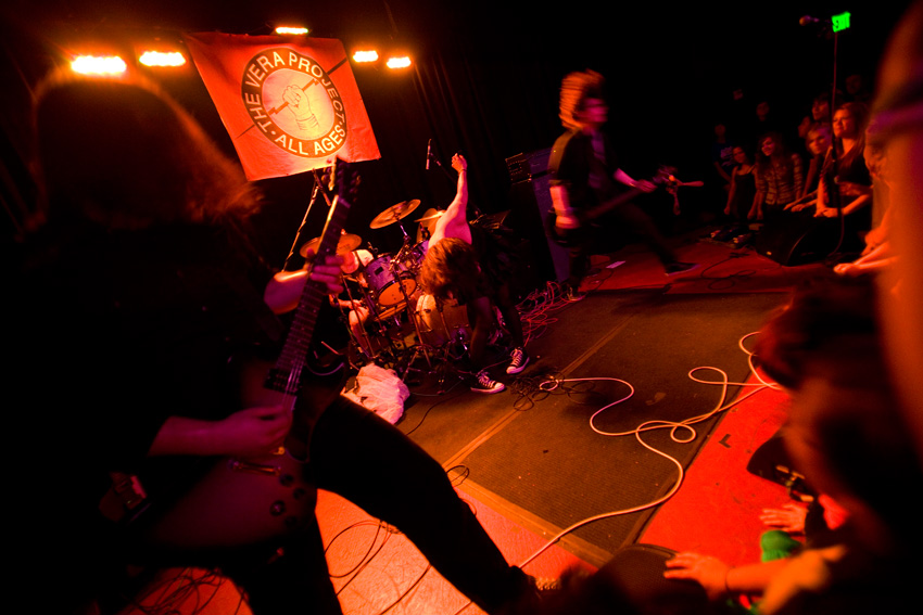 Schoolyard Heroes, The Whoremoans, and The Pharmacy played The Vera Project on