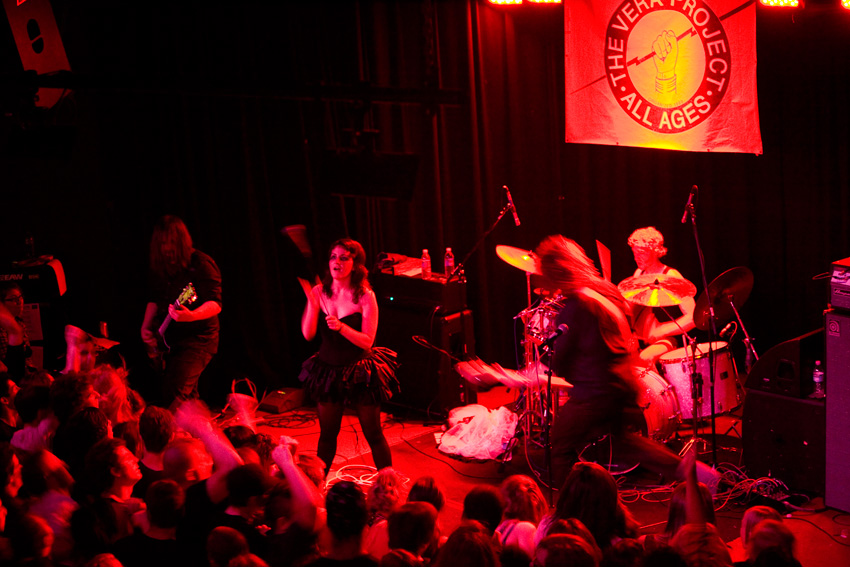 Schoolyard Heroes, The Whoremoans, and The Pharmacy played The Vera Project on