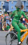 The annual Fremont Solstice Parade -- equipped with plenty of painted and