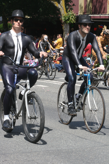 The annual Fremont Solstice Parade -- equipped with plenty of painted and