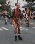 The annual Fremont Solstice Parade -- equipped with plenty of painted and