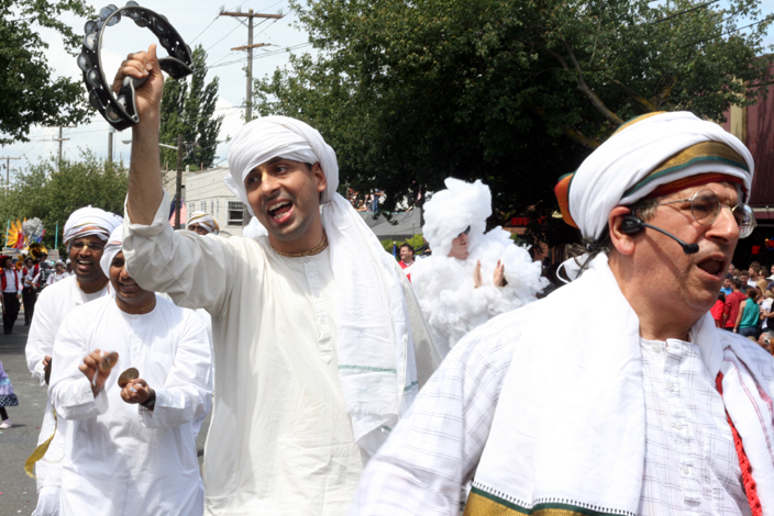 The annual Fremont Solstice Parade -- equipped with plenty of painted and