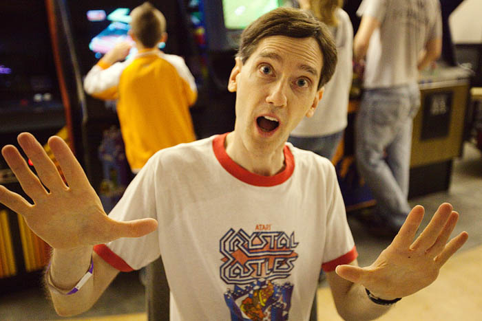 To fully appreciate Mark Alpiger you have to watch his interview from The King of Kong: A Fistful of Quarters.