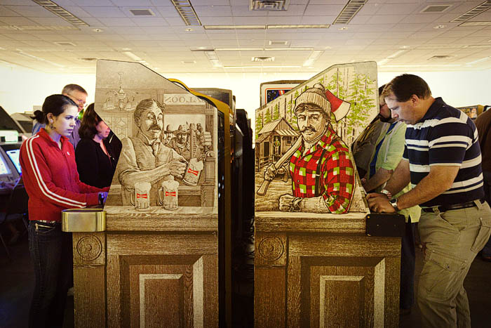 Two games manufactured by Bally Midway in 1983-84; Tapper & Timber.