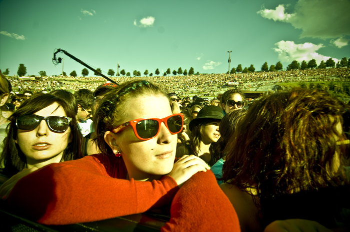 Sunscreen and ironic shades.