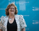 Deborah Person, SIFF Managing Director took some time to work the red carpet.