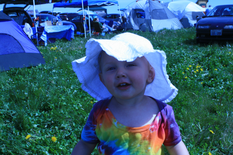 The campground was full of kids getting an early Dead fix.