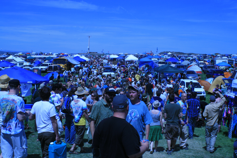 Back at the campground's mall/barter fair/food court, there was something for everyone.