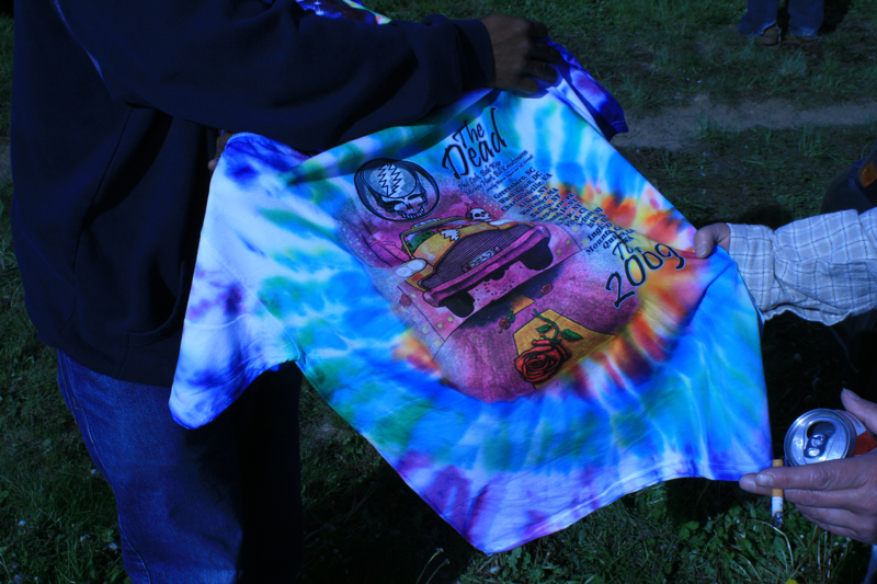 It wasn't hard to find a tie-dye.