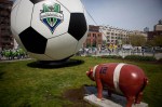 Even the pigskin is dwarfed by Sounders soccer.