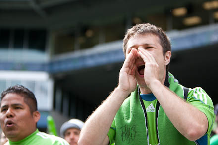 Seattle fans were not fond of the referees.