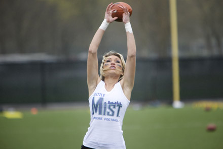 Like their counterparts at the Seahawks, the Seattle Mist receiving corps often suffers from butter fingers.