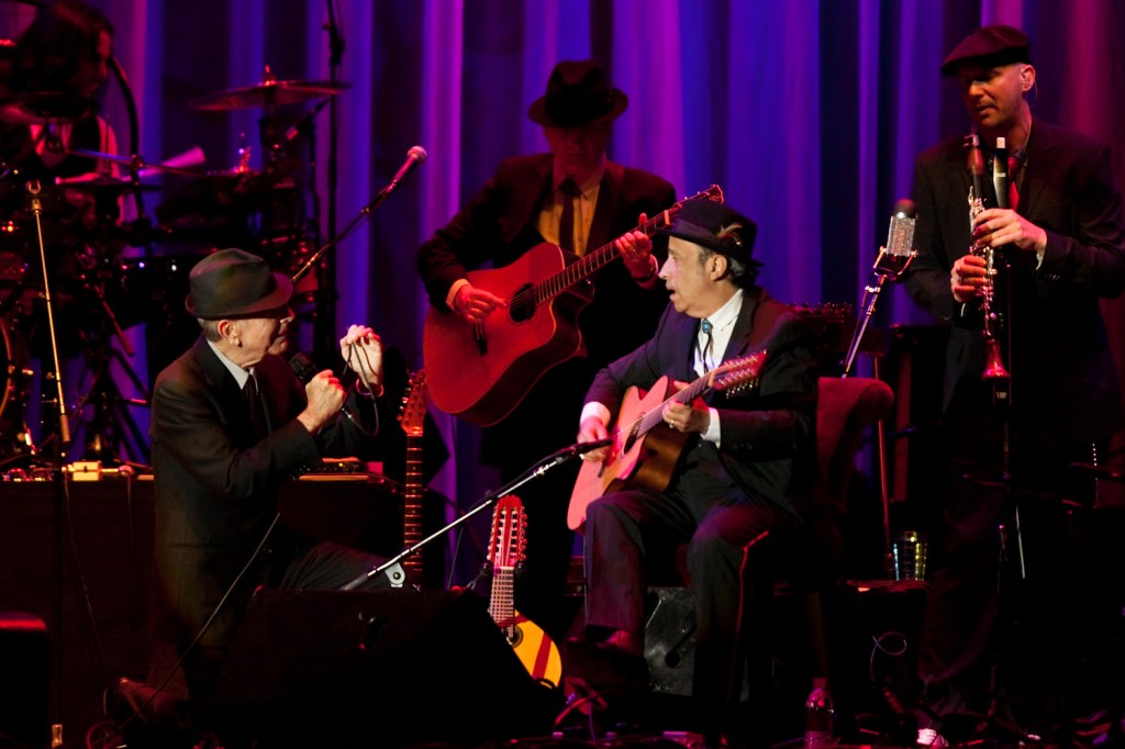 Leonard Cohen stopped by Seattle's WaMu Theater on Thursday, April 23 during