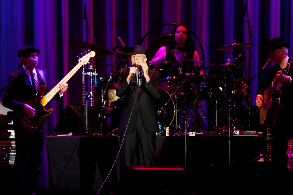 Leonard Cohen stopped by Seattle's WaMu Theater on Thursday, April 23 during