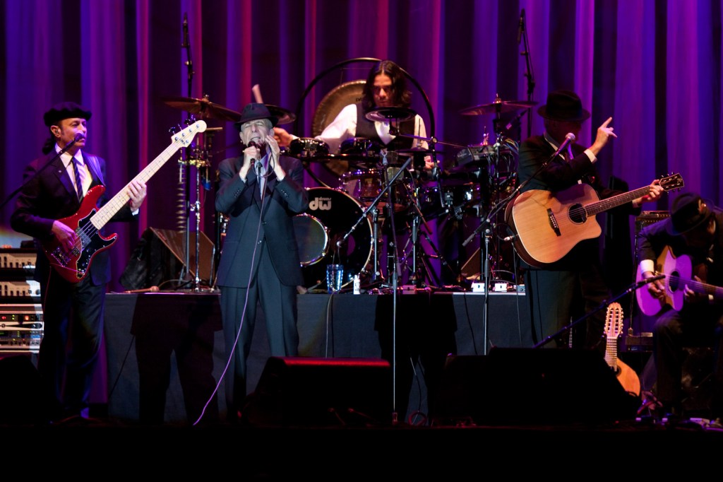 Leonard Cohen stopped by Seattle's WaMu Theater on Thursday, April 23 during