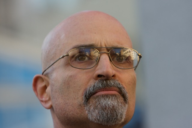 Teabaggers united against taxes and government spending on Wednesday, April 15, at