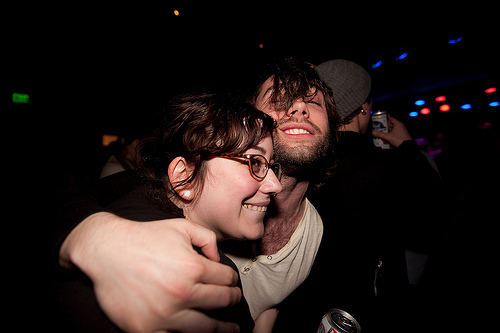 Birthday girl Kim Warnick joined Kurt Bloch and Lulu Gargiulo for a