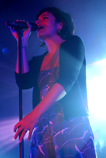 Allen has a pleasant sing-songy voice that softens the blow of her often downright dirty (but astute) lyrics.