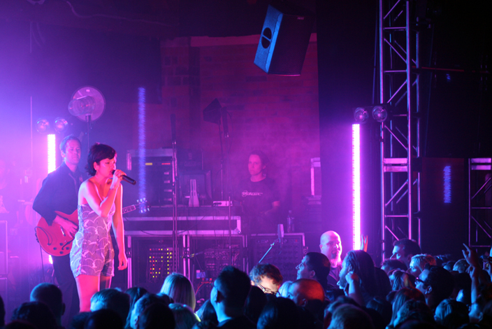 With lots of pretty lights.