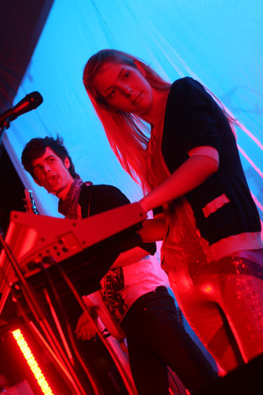 Lily Allen performed at the Showbox SoDo with Natalie Portman's Shaved Head