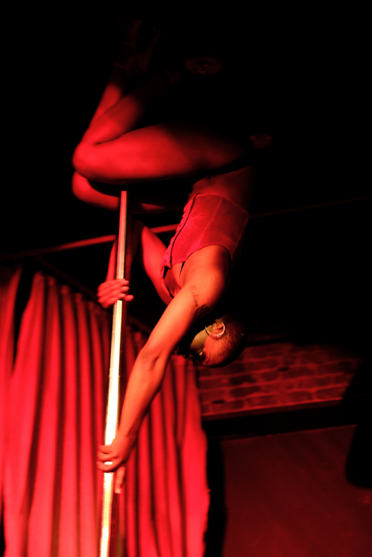 Pole dancing, body art, and cocktails, Thursday, April 2 at Pioneer Square's