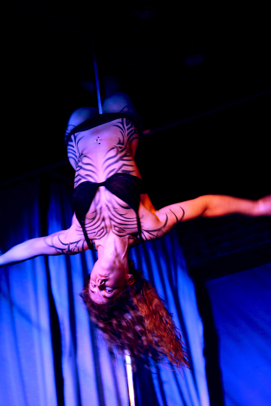 Pole dancing, body art, and cocktails, Thursday, April 2 at Pioneer Square's