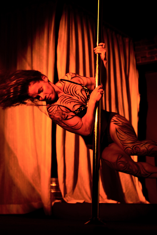 Pole dancing, body art, and cocktails, Thursday, April 2 at Pioneer Square's
