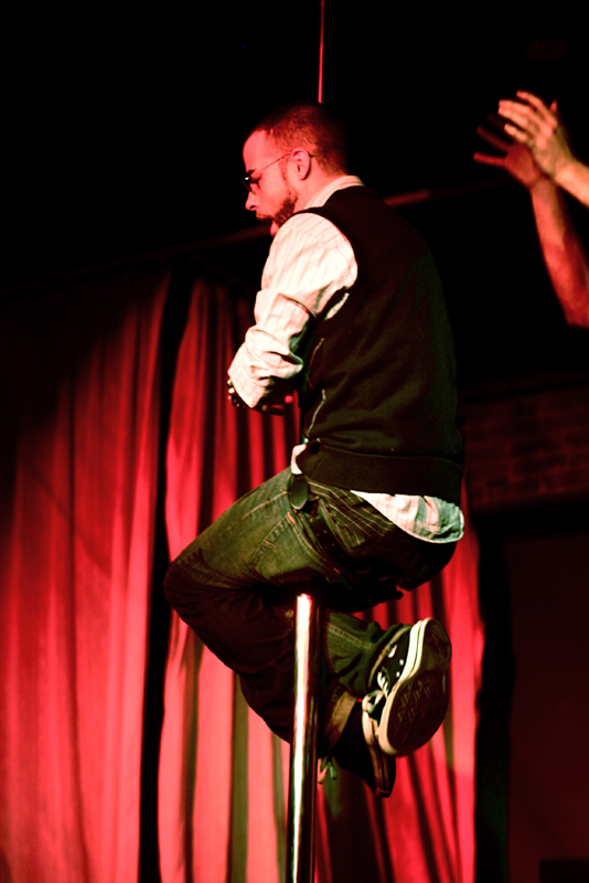 Pole dancing, body art, and cocktails, Thursday, April 2 at Pioneer Square's