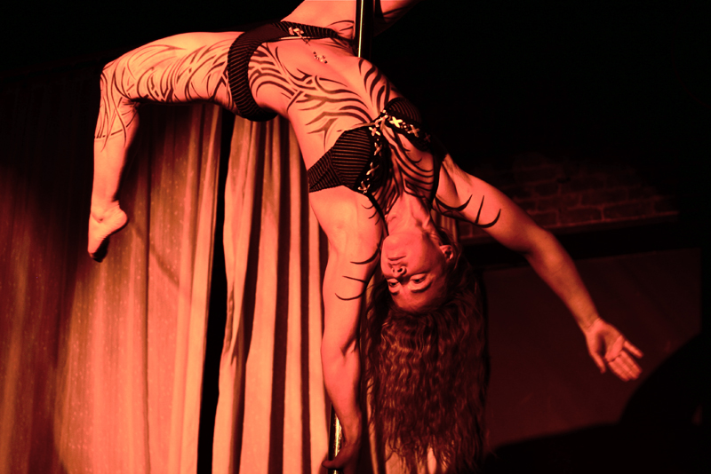 Pole dancing, body art, and cocktails, Thursday, April 2 at Pioneer Square's