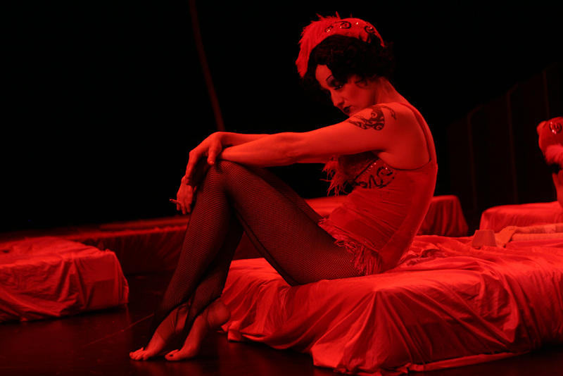 Moisture festival's first evening of burlesque opened at the ACT Theatre on