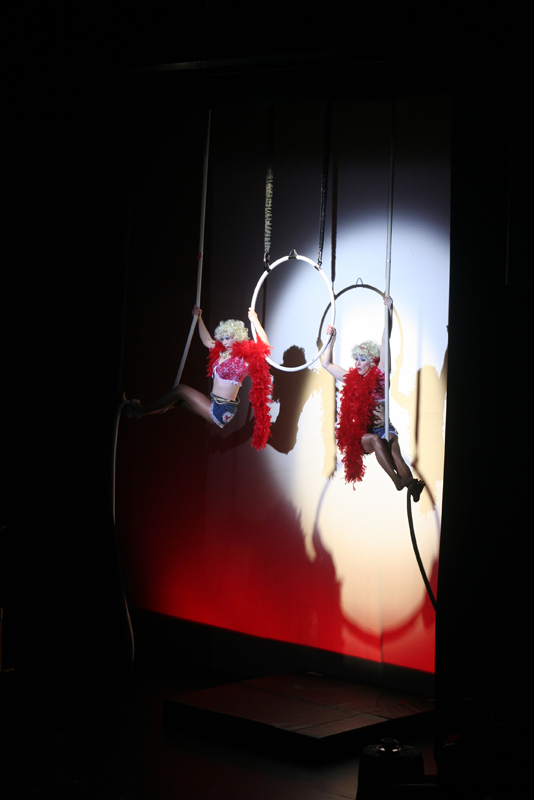 Moisture festival's first evening of burlesque opened at the ACT Theatre on