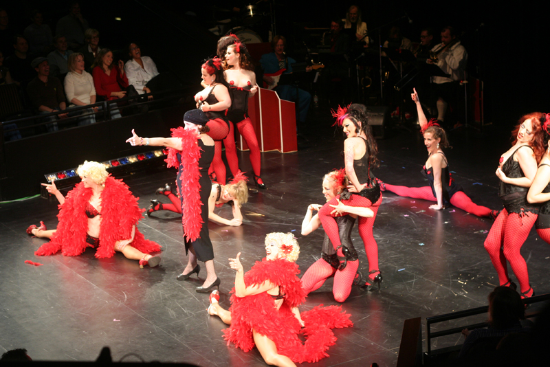 Moisture festival's first evening of burlesque opened at the ACT Theatre on