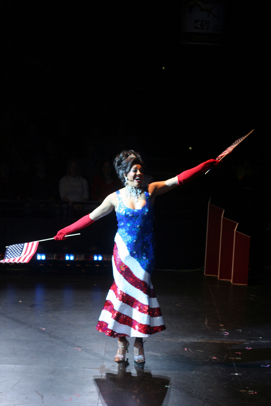 Moisture festival's first evening of burlesque opened at the ACT Theatre on