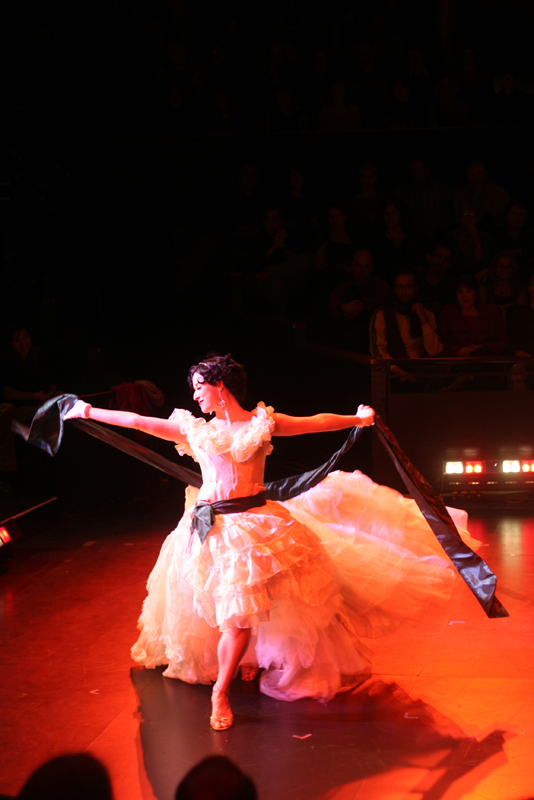 Moisture festival's first evening of burlesque opened at the ACT Theatre on