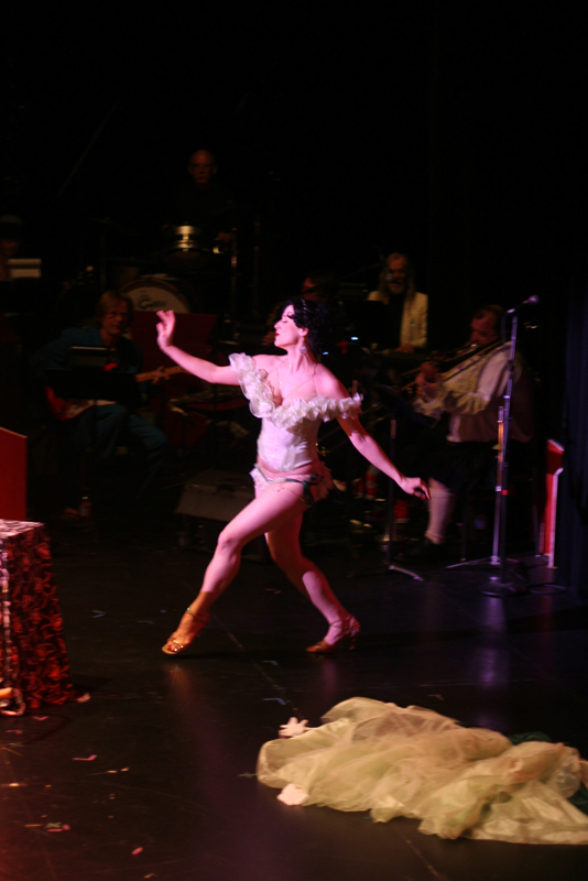 Moisture festival's first evening of burlesque opened at the ACT Theatre on
