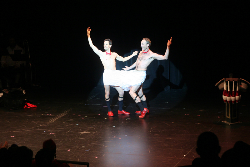 Moisture festival's first evening of burlesque opened at the ACT Theatre on