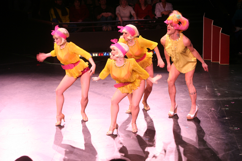 Moisture festival's first evening of burlesque opened at the ACT Theatre on