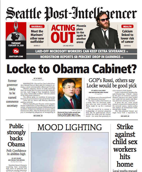 Since 2000, when the Times went head-to-head with the P-I as a morning paper, the P-I's circulation has dropped from 191,000 to 114,000.