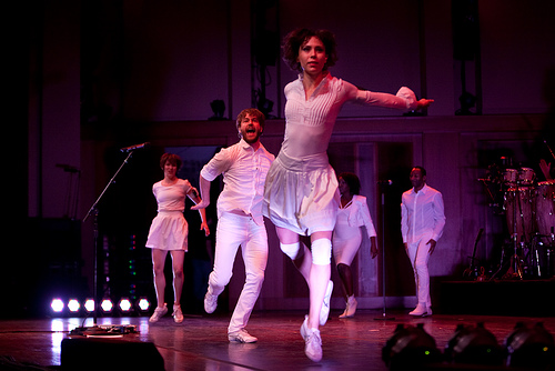 David Byrne brought his carnival and new record, Everything That Happens Will