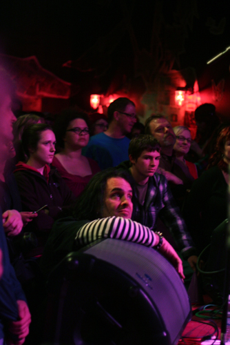 ... and find your favorite place at the front of the stage.