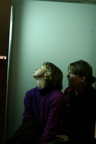 The photo booth sees some action.