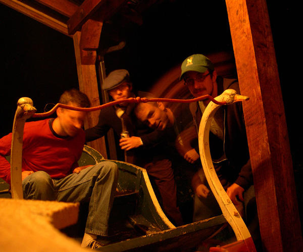 [Thursday, December 18] On their MySpace page, Seattle foursome Eastern Grip refer to their music simply as aEœmessed-up pop songs.aE  What do they do to mess up the straightforward melodies they come up with? They poke, pull, twist, and pummel them with guitars that sometimes twang country-like, and other times crunch angularly in an early aE™90s indie-rock kinda way, and still other times feed back with vigor. Then they kinda bash them around with clattering rhythms, and sing and yelp in ways that will never get you onto American Idol. Other times, they hardly mess aE™em up at all aE“ like aEœBoots On,aE a classic slab of rollicking power-pop with a Pavement-ish edge that only has a little bit of weird noise in the choruses.. With Thee Sgt Major III, Open Choir Fire. High Dive, 513 N. 36th, 632-0212. 9 p.m., $6.