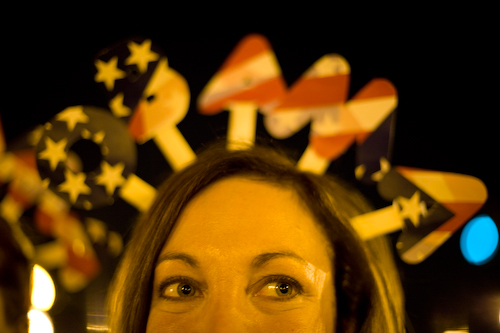 Someone had fun in arts and crafts time.