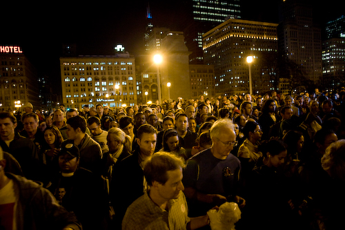 Chicago is expecting 1 million people for Obama's election night event.