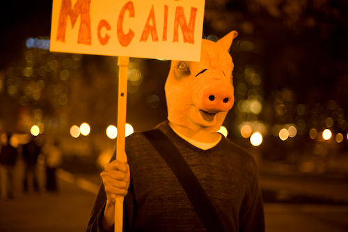 So... not an actual McCain supporter, we imagine.