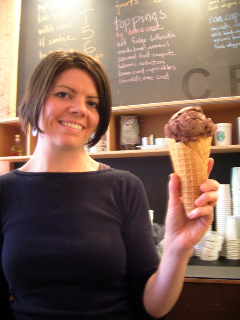 Baracky Road is currently the second most popular flavor, behind  salted caramel. Alas, the flavor won't be there for long. We will  likely stop making Baracky Road after election day, Moon said. And  why no McCain flavor? No McCain ice cream because I didn't want to  make it, she said.