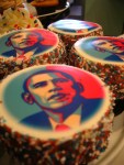 Why no McCain cupcakes? aEœaE¦well, Obama has a poster by Shepard Fairey, and McCain doesn't,aE Dutton said. aEœWe've had a few inquiries into McCain cupcakes, but this cupcake is as much about the artwork as it is the candidate.aE