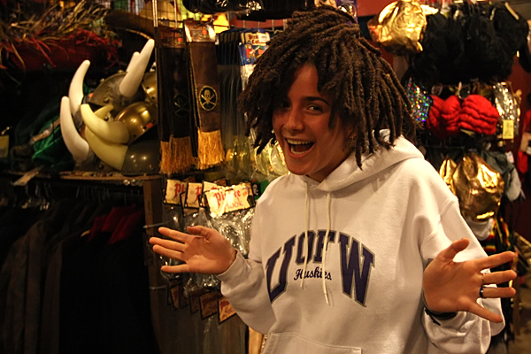 With the big day approaching, these Seattleites were getting into the mood