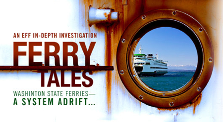 Ferry Tales: Mutiny is Coming: Half-dozen people? Hardly - more like closer to 30. Heck, there was one family of six who also brought a friend. We had people positioned in several key access points to Coleman Dock, as well as a few who, later in the evening, rode the Bremerton ferry distributing information. We unloaded a couple thousand flyers with the information you relate, and they were eagerly gobbled up ferry patrons, a great many of whom replied in the affirmative - sometimes in the irritated and borderline profane affirmative - when asked whether the felt as though they were getting ripped off by Washington State Ferries. Everyone in the Puget Sound region has a unique Ferry Tale of his or her own with none of them positive - Washington State Ferries is way past due for systemic reform, top to bottom and inside out. - Submitted by Piper Scott