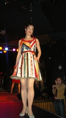 Ballard's Velouria Boutique showcased their wares between sets by Siberian and Ghost